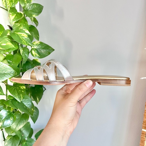 Sarah Flint Kim Sandal in Silver & Gold - Picture 11 of 12